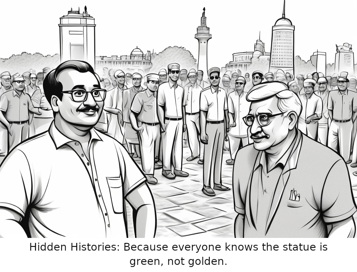 Hidden Histories: Because everyone knows the statue is green, not golden.