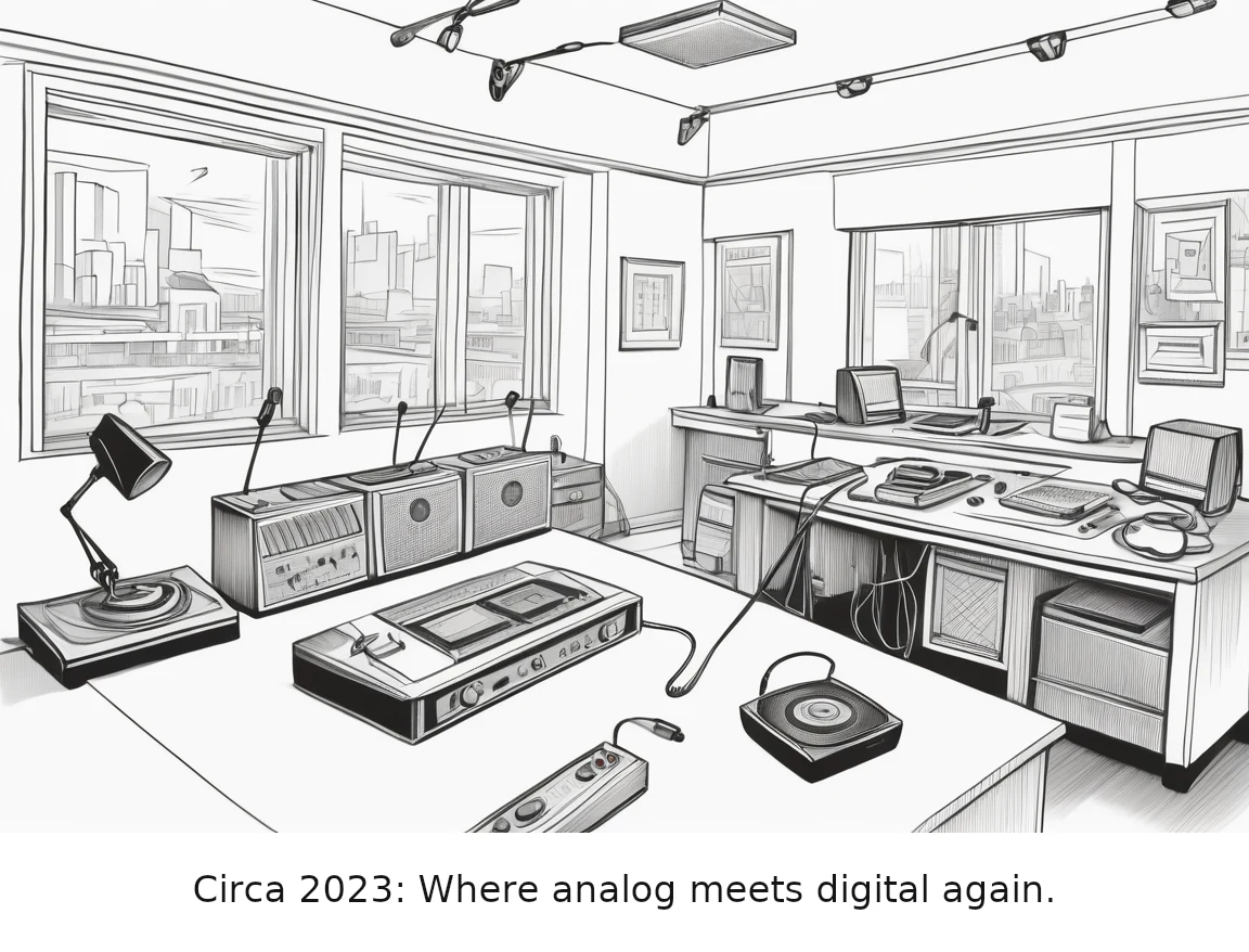 Circa 2023: Where analog meets digital again.