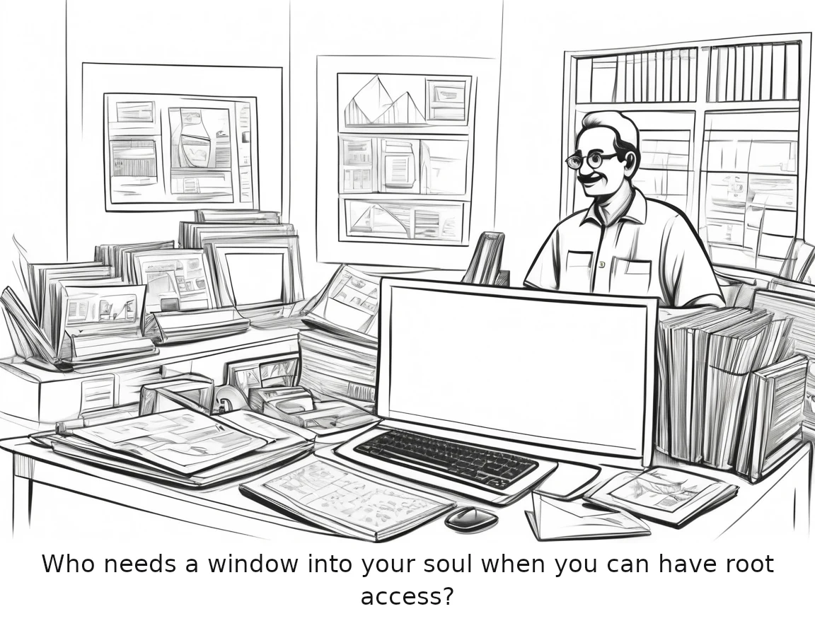 Who needs a window into your soul when you can have root access?