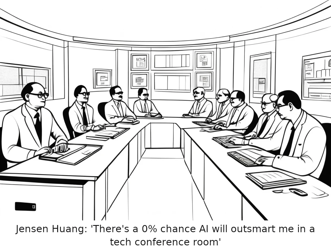 Jensen Huang: 'There's a 0% chance AI will outsmart me in a tech conference room'