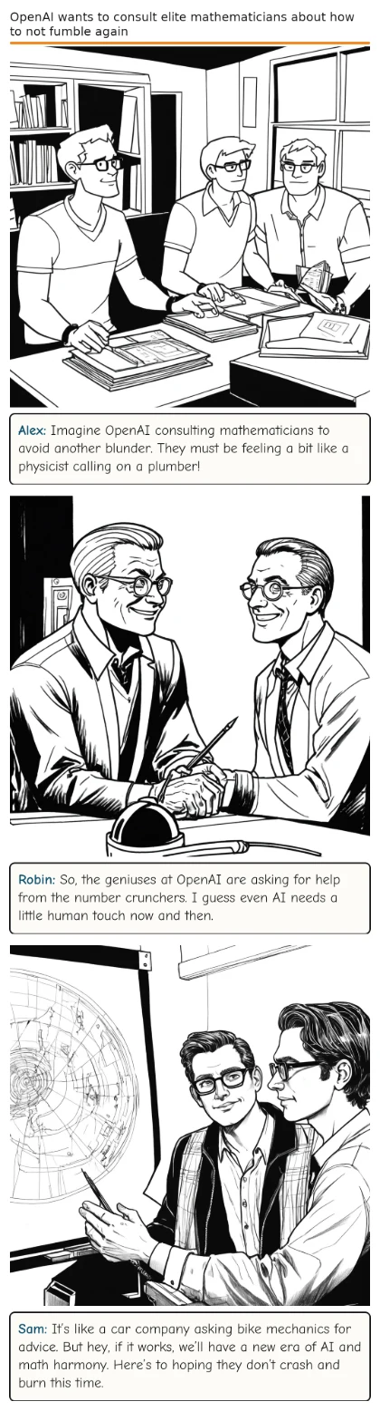 OpenAI wants to consult elite mathematicians about how to not fumble again