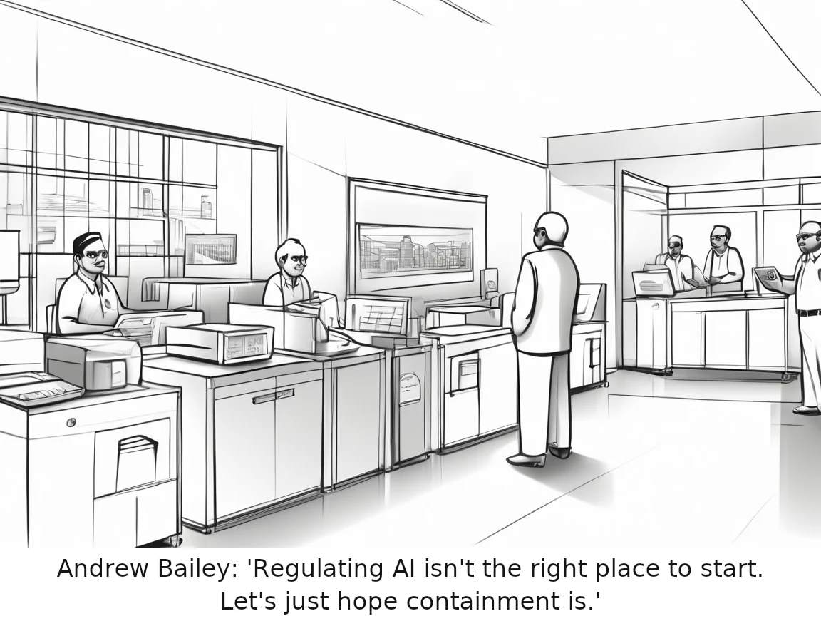Andrew Bailey: 'Regulating AI isn't the right place to start. Let's just hope containment is.'