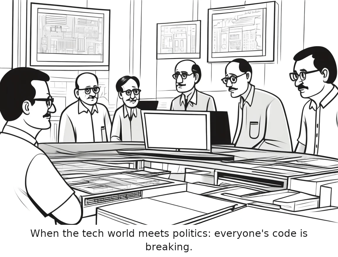 When the tech world meets politics: everyone's code is breaking.
