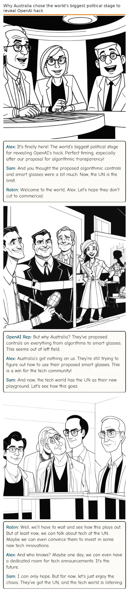 Why Australia chose the world's biggest political stage to reveal OpenAI hack