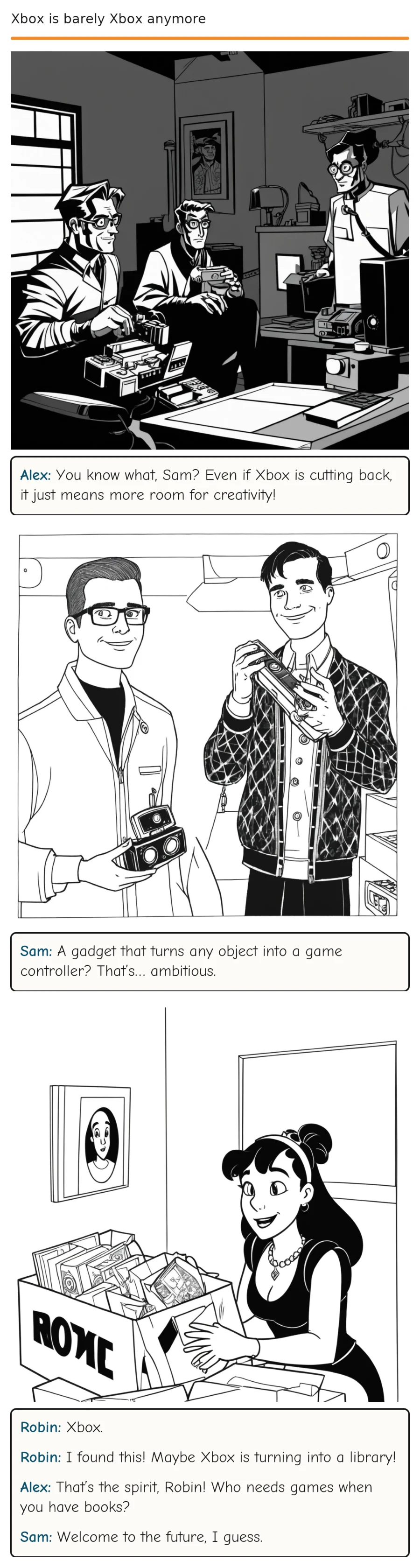 Xbox is barely Xbox anymore — comic strip